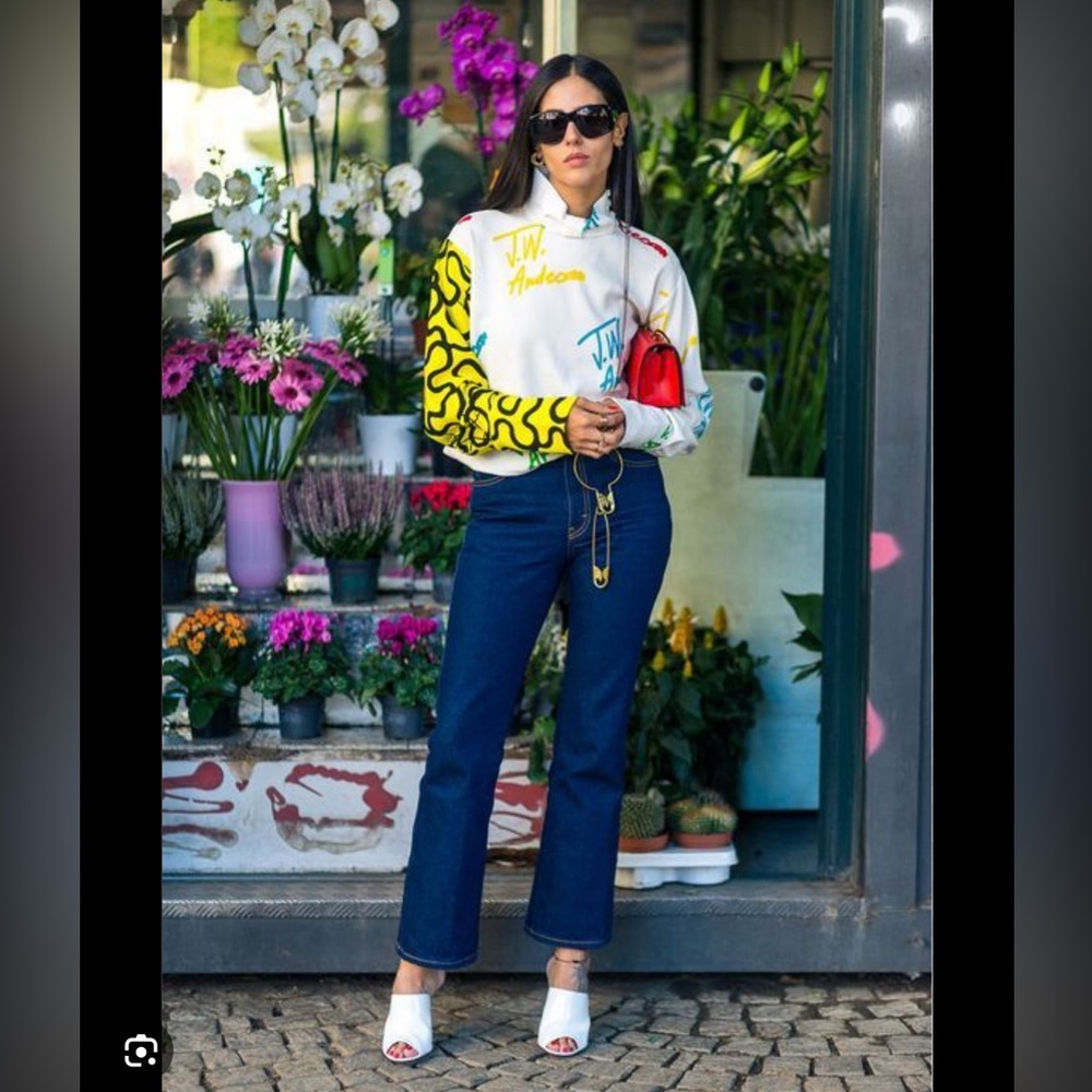 JW Anderson Multicolor Graphic Long Sleeve Shirt